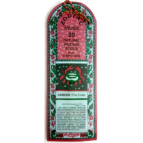 R-Expo ZODIAC CANCER MUSK 30 stick Single Packet
