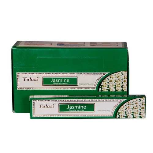 Tulasi JASMINE MASALA 15 stick BOX of 12 Packets