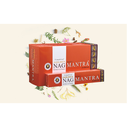 Vijayshree GOLDEN NAG MANTRA 15g BOX of 12 Packets