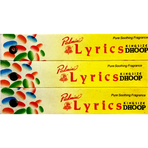 Padmini Dhoop LYRICS King Size BOX of 12 Packets