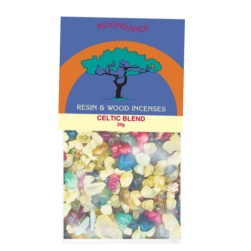 Resin & Wood Incense CELTIC Blend Granules BULK 100g Packet