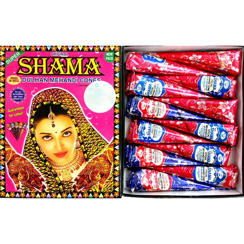 Shama HENNA CONES BOX of 12 Cones