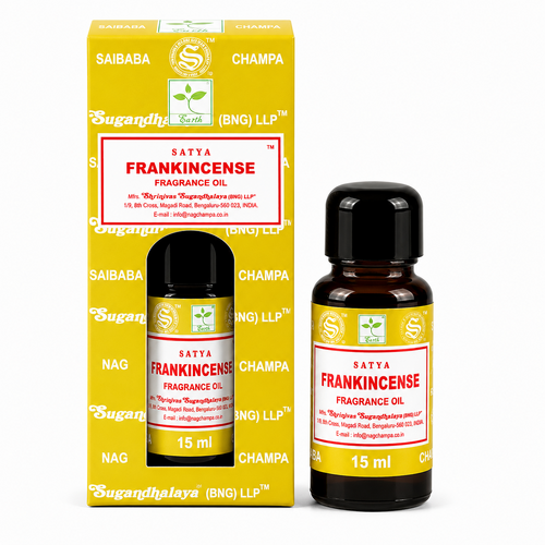 Satya Frankincense Fragrance Oil 15ml BOX of 12 Bottles