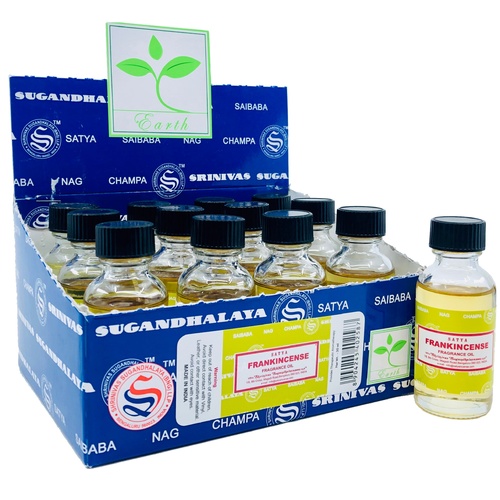 Satya Burner Oil FRANKINCENSE 30ml BOX of 12 Bottles