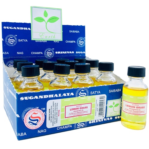 Satya Burner Oil LEMONGRASS 30ml BOX of 12 Bottles