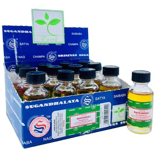 Satya Burner Oil PATCHOULI 30ml BOX of 12 Bottles