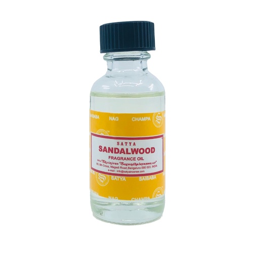 Satya Burner Oil SANDALWOOD 30ml Single Bottle