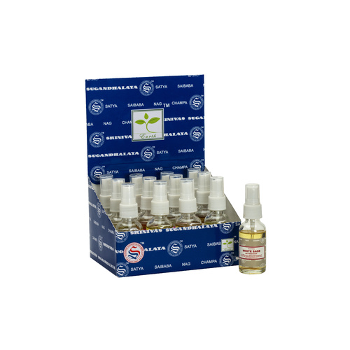Satya Room Spray WHITE SAGE 30ml BOX of 12 Bottles