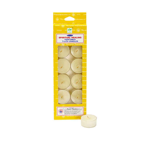 Satya Tealight Candle SPIRITUAL HEALING 14g BOX of 12