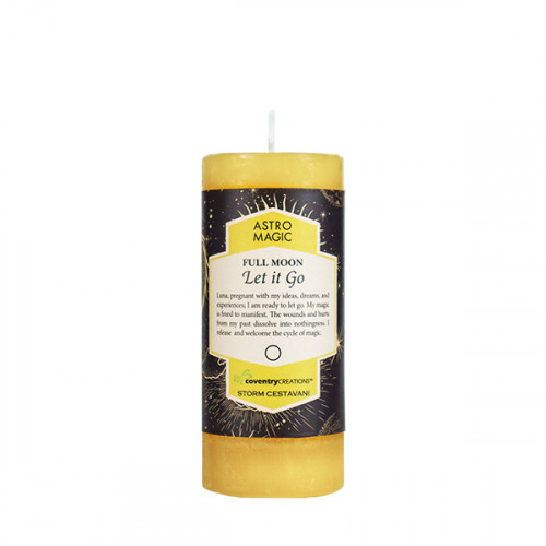 Astro Magic Candle FULL MOON Let It Go