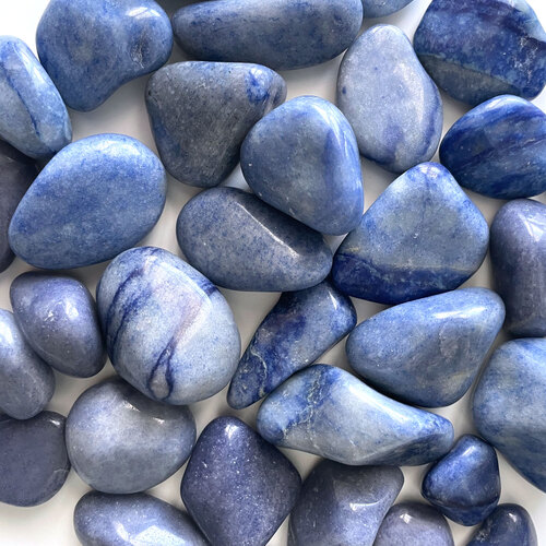 Tumbled Stones AVENTURINE BLUE Bulk 1kg
