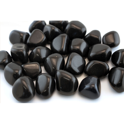 Tumbled Stones BLACK ONYX Bulk 1KG