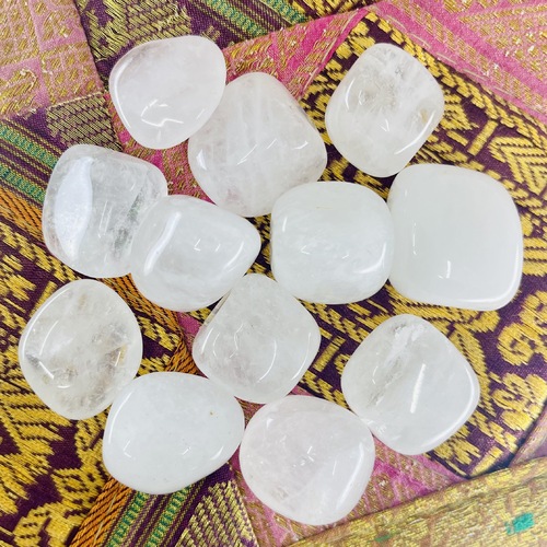 Tumbled Stones CLEAR QUARTZ Bulk 1kg