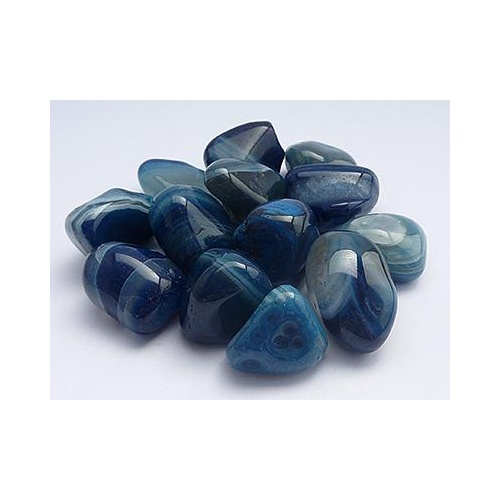 Tumbled Stones DYED AGATE BLUE 100g