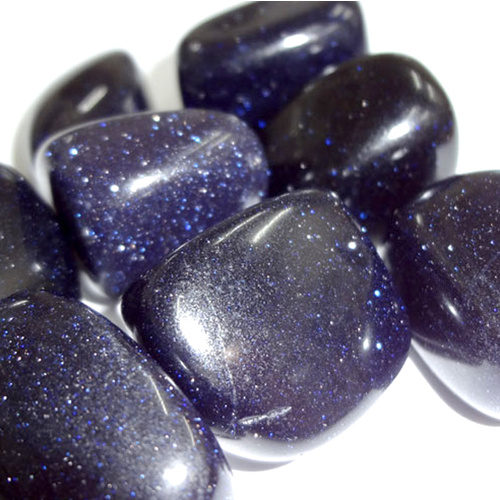 Tumbled Stones GOLDSTONE BLUE 100g