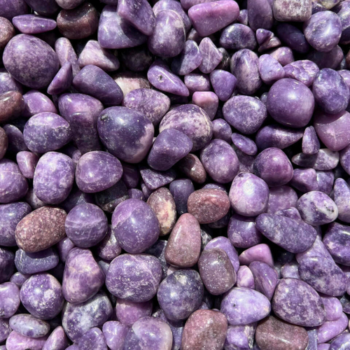 Tumbled Stones LEPIDOLITE Bulk 1KG