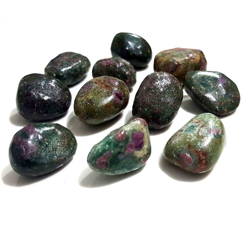 Tumbled Stones RUBY FUCHSITE 100g